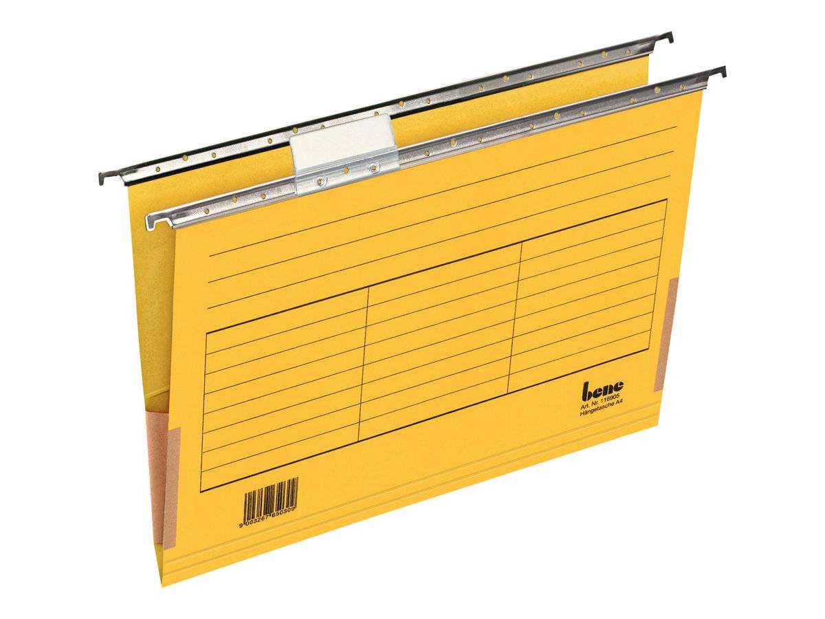 ESSELTE LEITZ - bene - Hängeregister - für A4 - mit Register - Gelb (Packung mit 5)-0