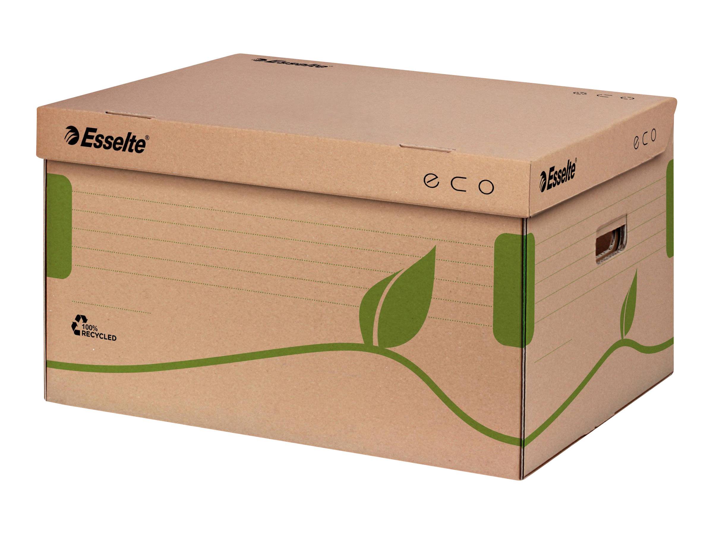 Eco - Aufbewahrungsbox - braun (Packung-0