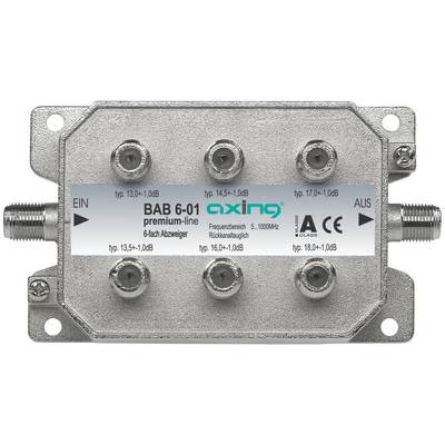 BAB 6-01 - Kabelsplitter - 5 - 1006 MHz - Grau - Männlich - A - F