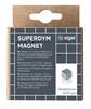 Sigel BA193, Cube, Neodym, Silber, Matte, 10 mm, 10 mm