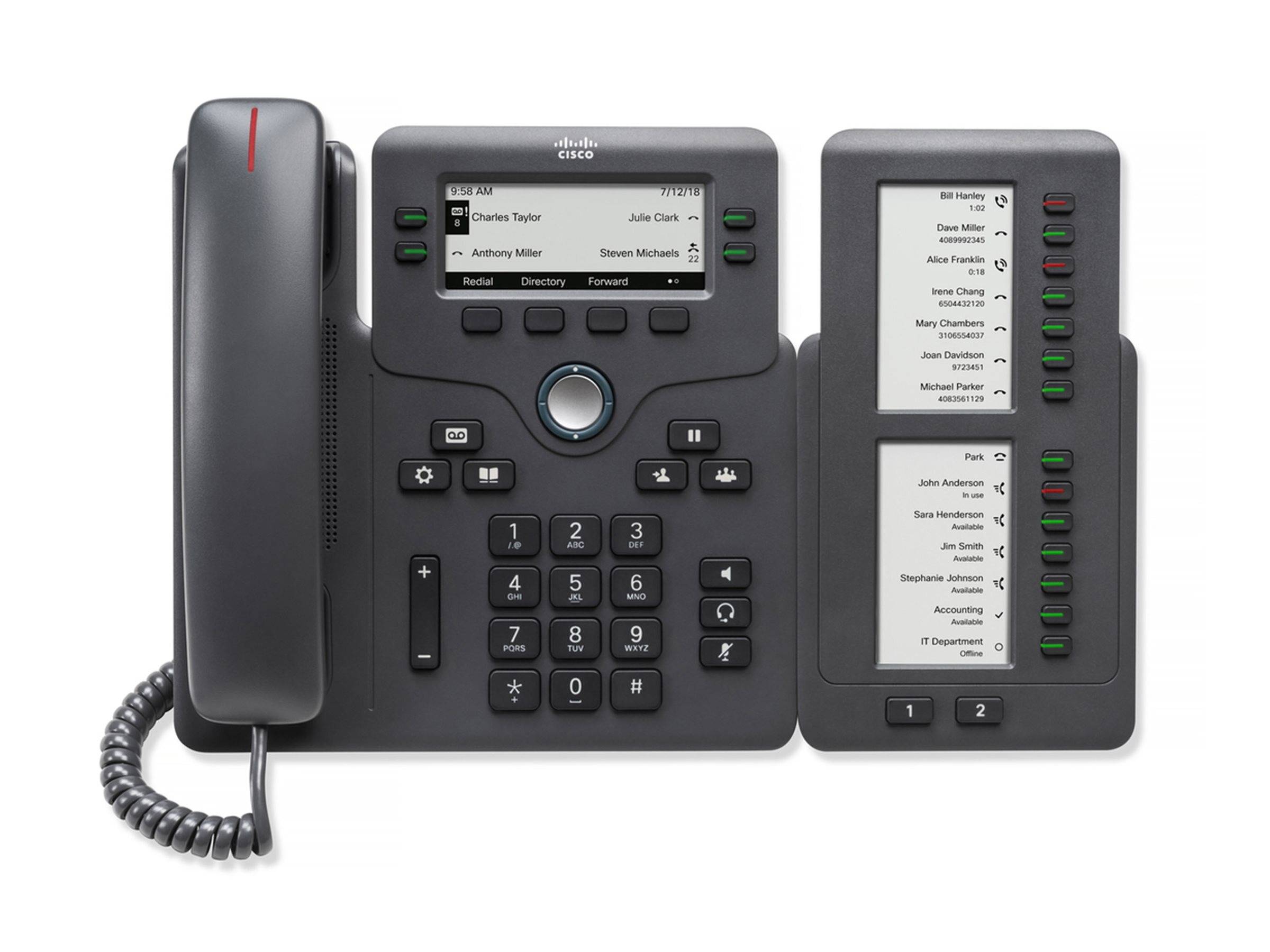 Cisco CP-68KEM-3PCC Funktionstasten-Erweiterungsmodul Netzwerkgerät-0