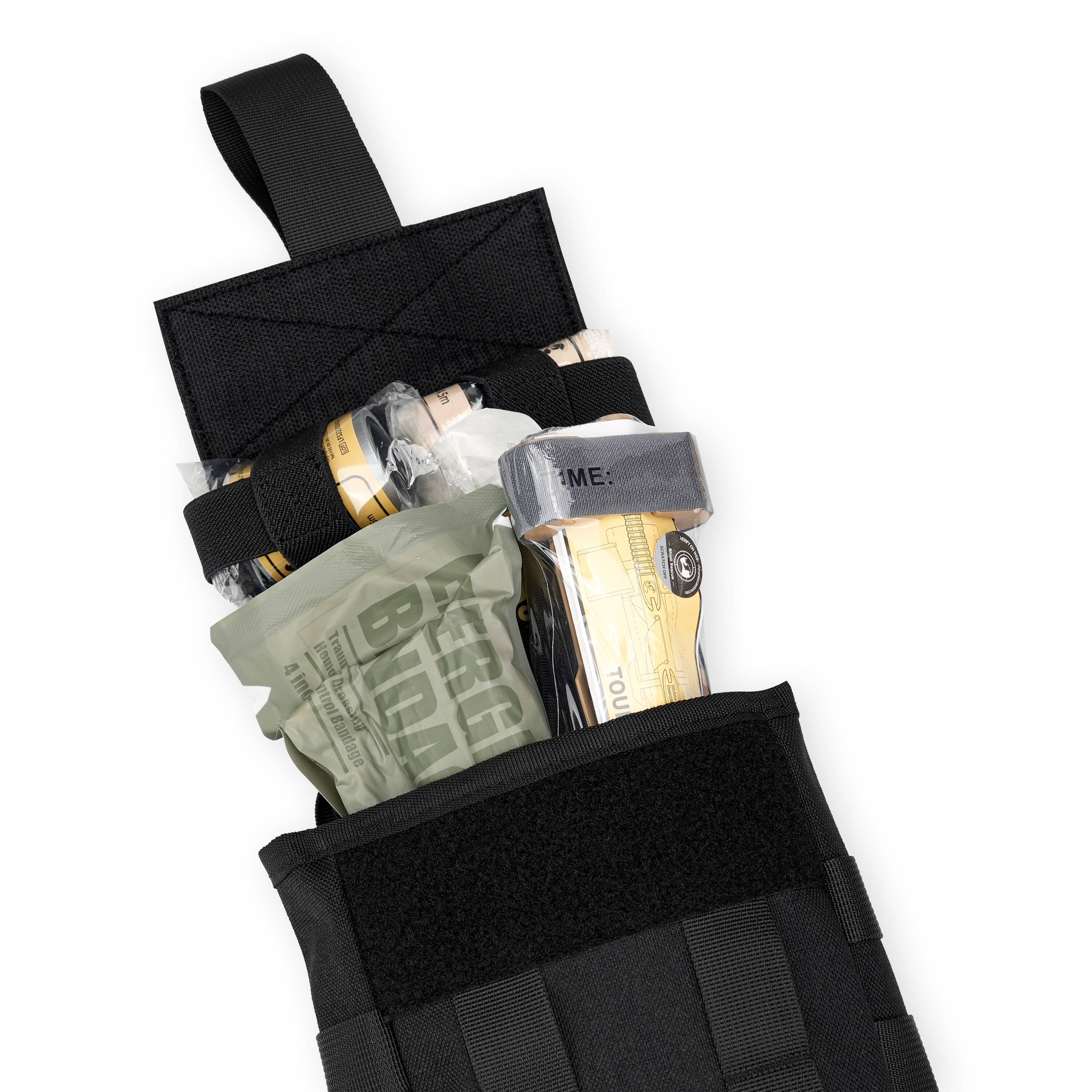 Preisbild für Military IFAK Trauma Kit "IFAK-001M" Pouche Molle Tactical Medical Pouch schwarz (10 teilig)