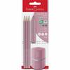 FABER-CASTELL 580073, B, Mehrfarbig, Rose, Dreieckig, Kunst, Grafische Zeichnung, Hobby, Büro,