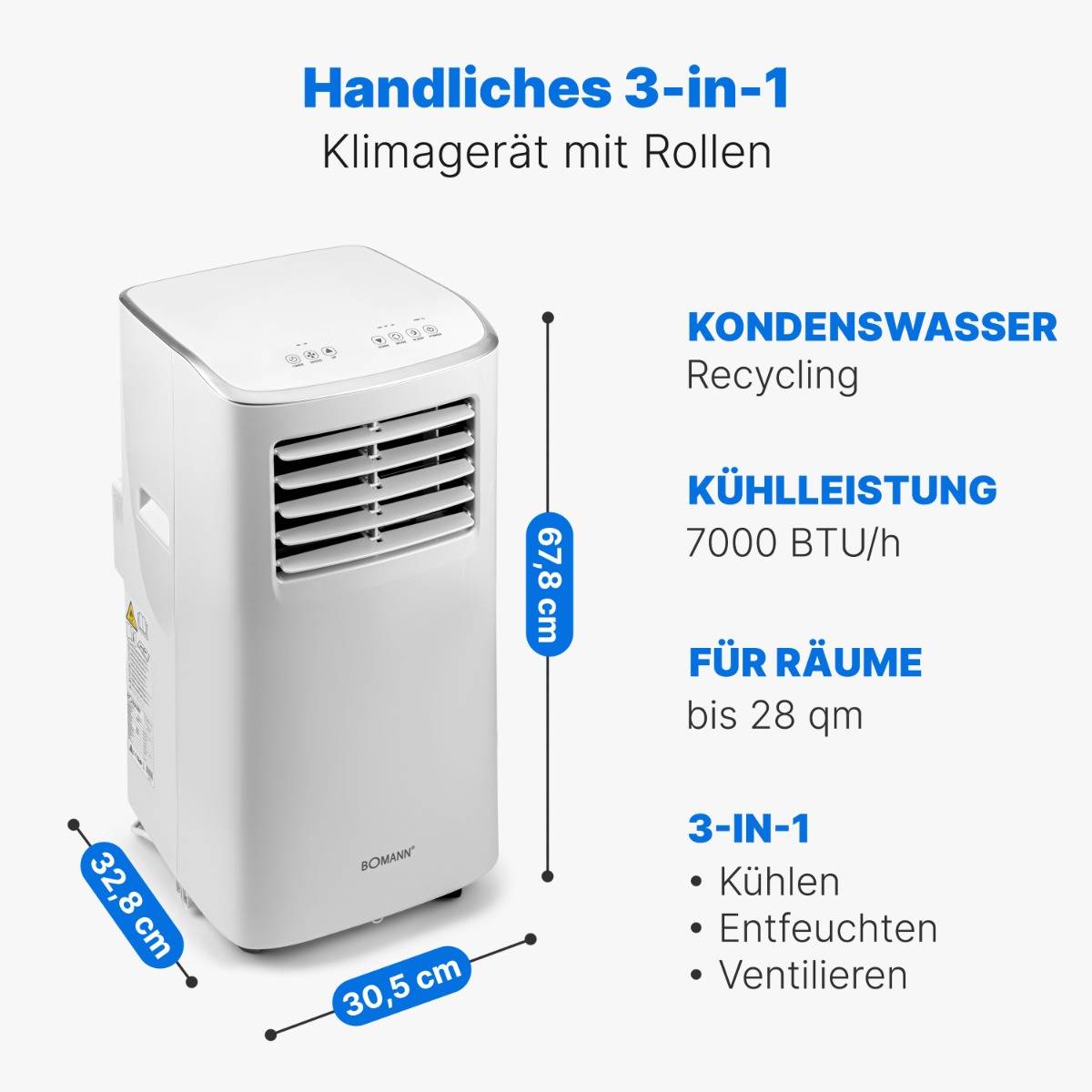 Bomann Klimagerät CL 6061 CB weiß-1