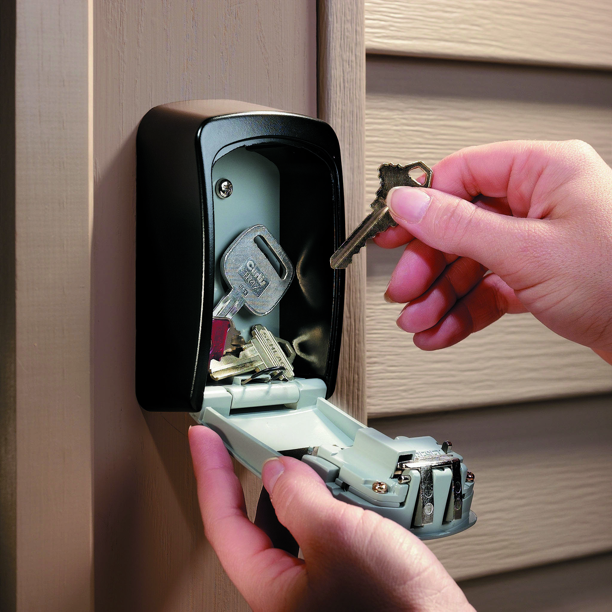 MasterLock 5403EURD - Metall - Schwarz - Grau - 1 Haken - Zahlenschloss - 105 x-3