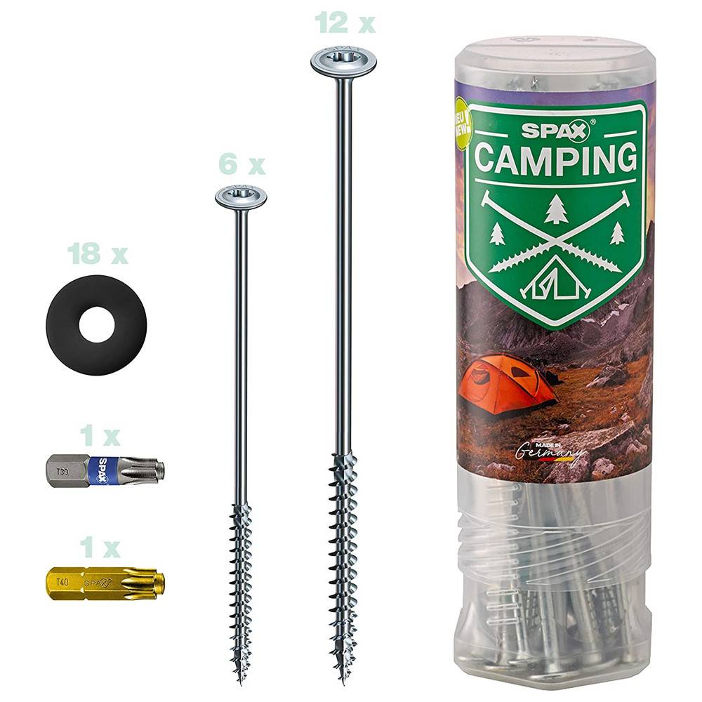 Spax Zeltschrauben Camping-Komplettset-0
