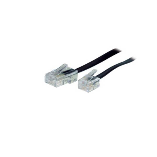 Dönges Anschlusskabel RJ11/RJ45, 3 m, schwarz