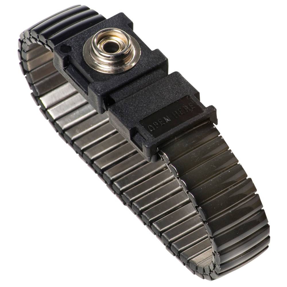 Warmbier Metallgliederband antiallergenic, ESD, 10 mm, schwarz-0