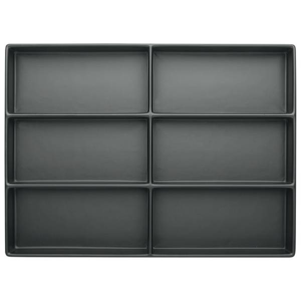 WETEC Tiefzieh-Tray 40 mm, ESD, Fächer 25 Stück, 45 x 63 mm