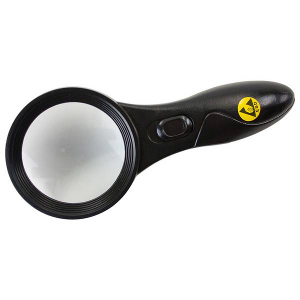WETEC ESD-Handlupe, mit LED-Beleuchtung