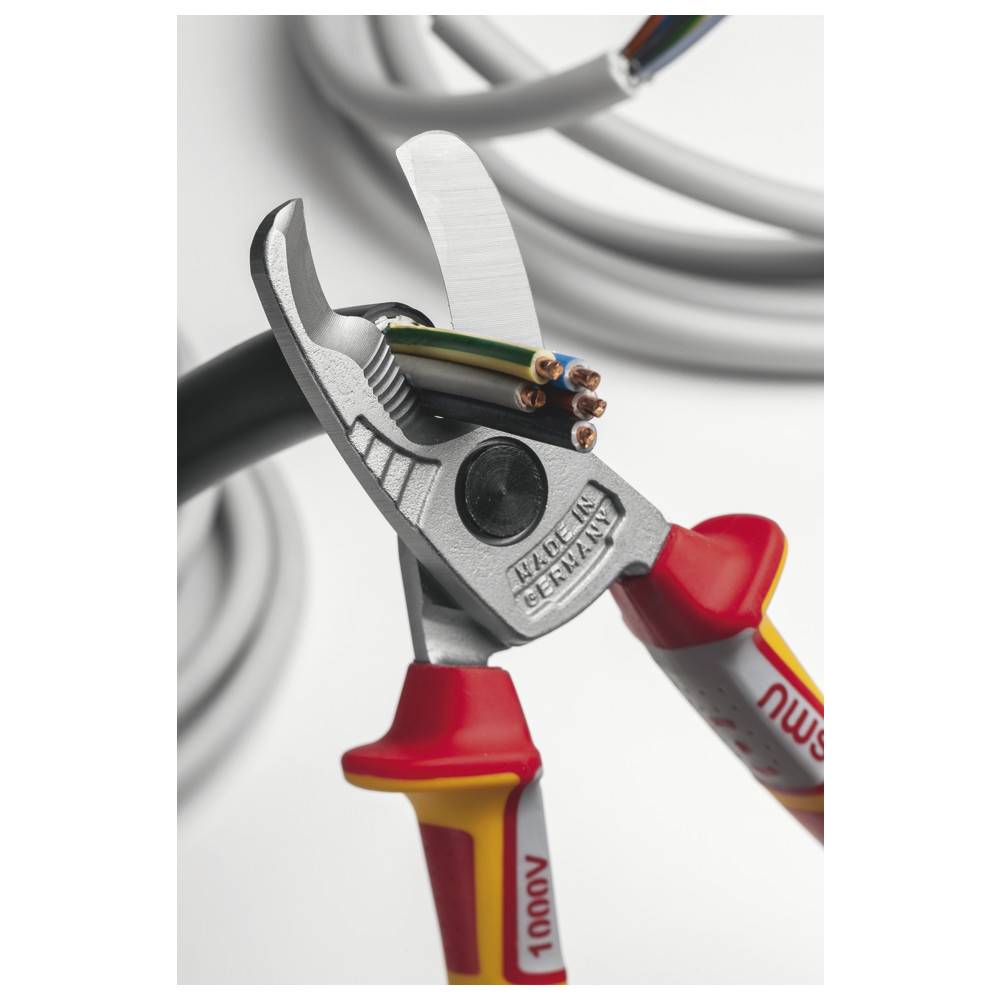 NWS 043-49-VDE-210 - Hand cable cutter - Orange - Rot - Stahl - 2,5 cm - 210 mm-2
