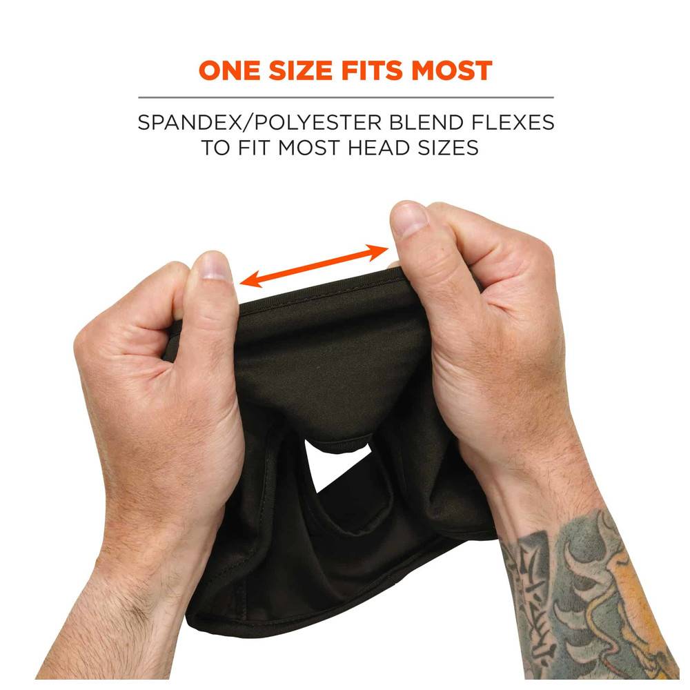 Ergodyne Stirnband N-Ferno 6887, Fleece-Innenfutter, schwarz-4