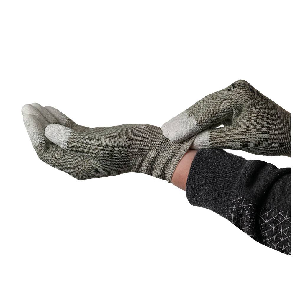 WETEC Handschuhe, PU-beschichtete Fingerkuppen, ESD, S, Kupferfaden-2