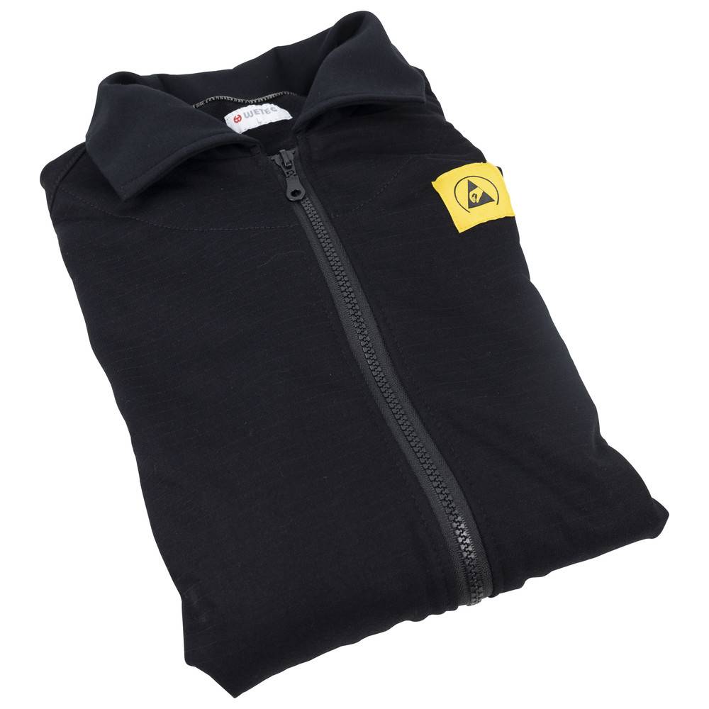 WETEC ESD-Sweatjacke, M, schwarz-1