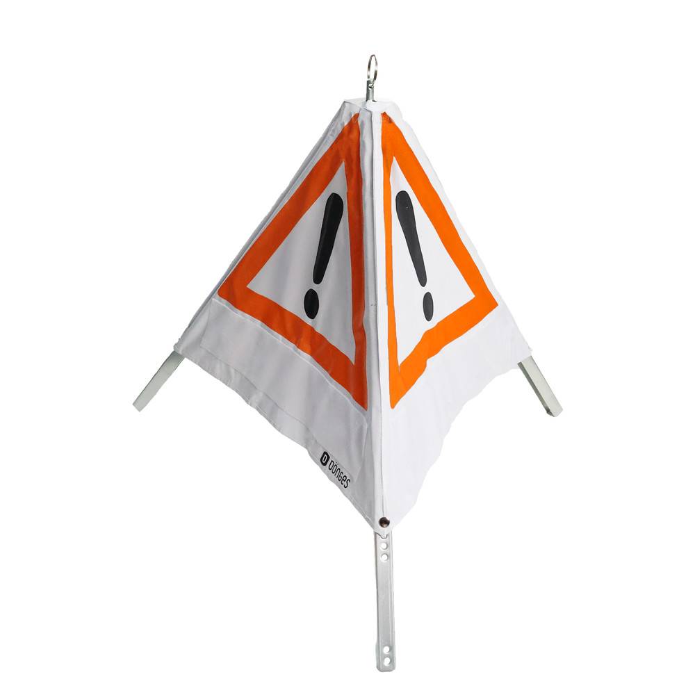 Dönges Klett-Faltsignal, 700 mm, Tagesleuchtfarbe, ohne-0