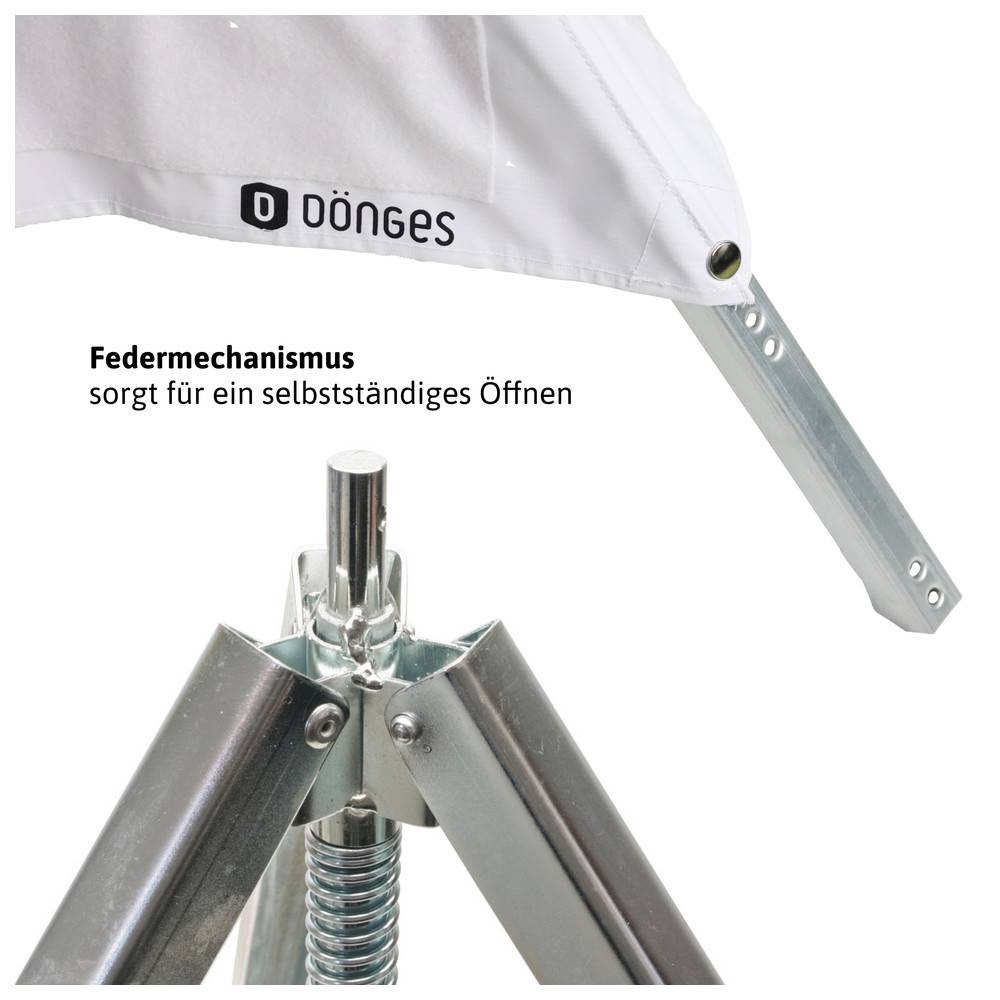 Dönges Klett-Faltsignal, 700 mm, Tagesleuchtfarbe, ohne-1