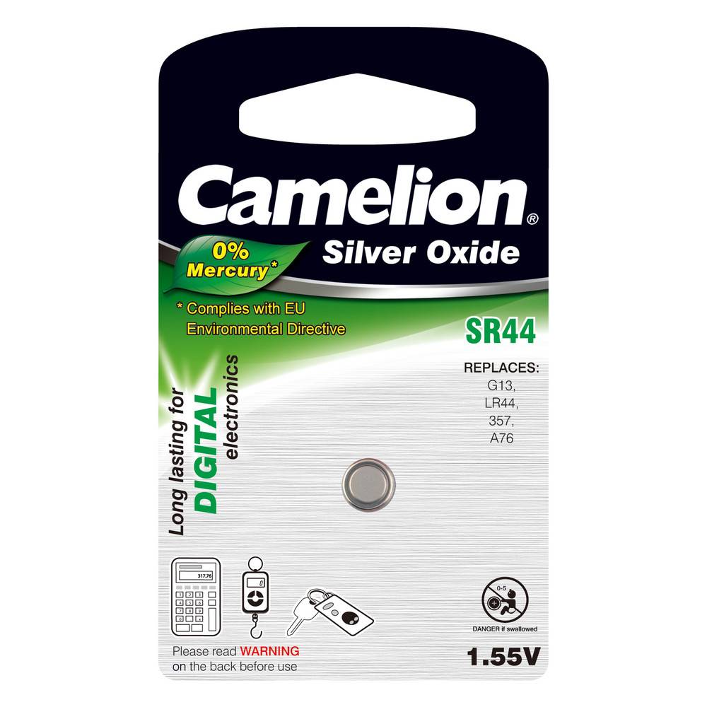 Camelion Silberoxid-Knopfzelle, 23 mAh, SR59, 7,9 mm-0