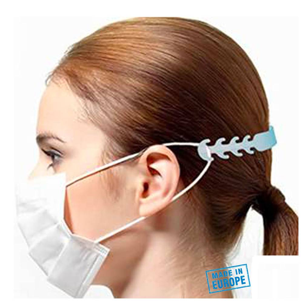 Dönges Maskenhalter für Mundschutz, blau-1