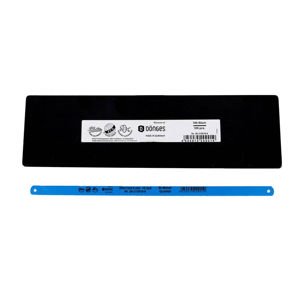 Dönges Metallsägeblatt HSS Bi-Metall, einseitig, blau, 300x13x0,63 mm, 24 ZpZ-1