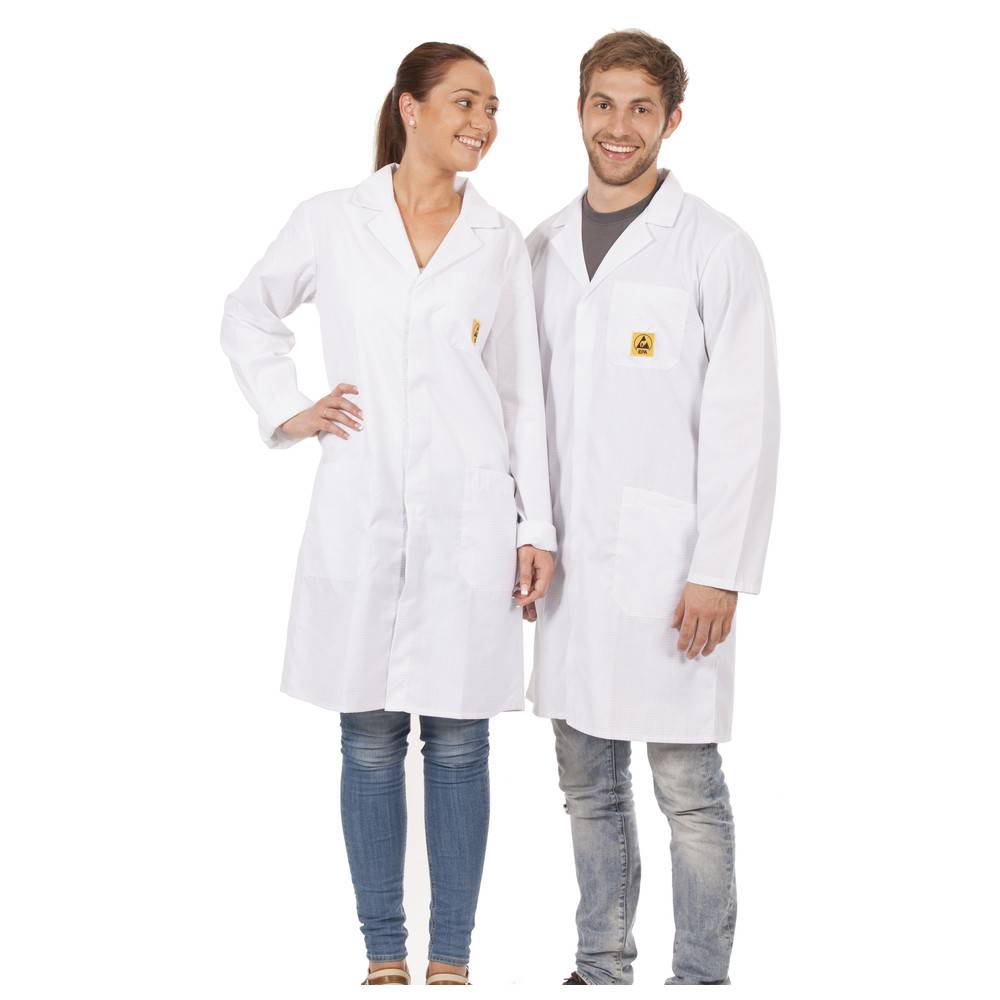 Warmbier ESD-Arbeitsmantel AM-160, Größe 2XL, Farbe blau-0