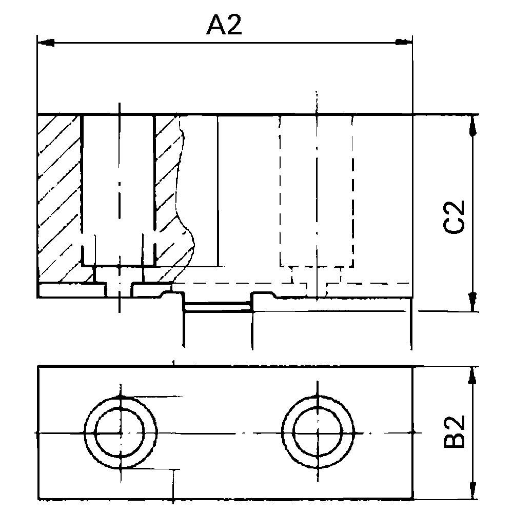 Röhm Drei-Backensatz DIN 6350 AB250 mm-2