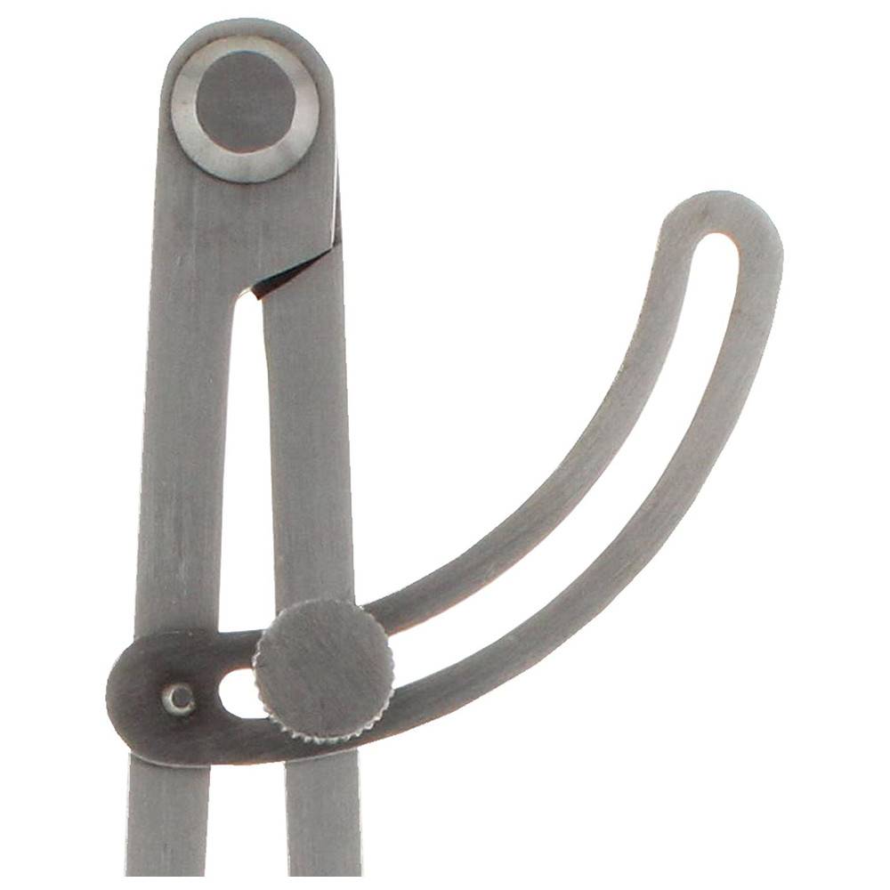 hedue® Spitzzirkel B611 - Anreißzirkel mit Stellbogen, 20 cm-1