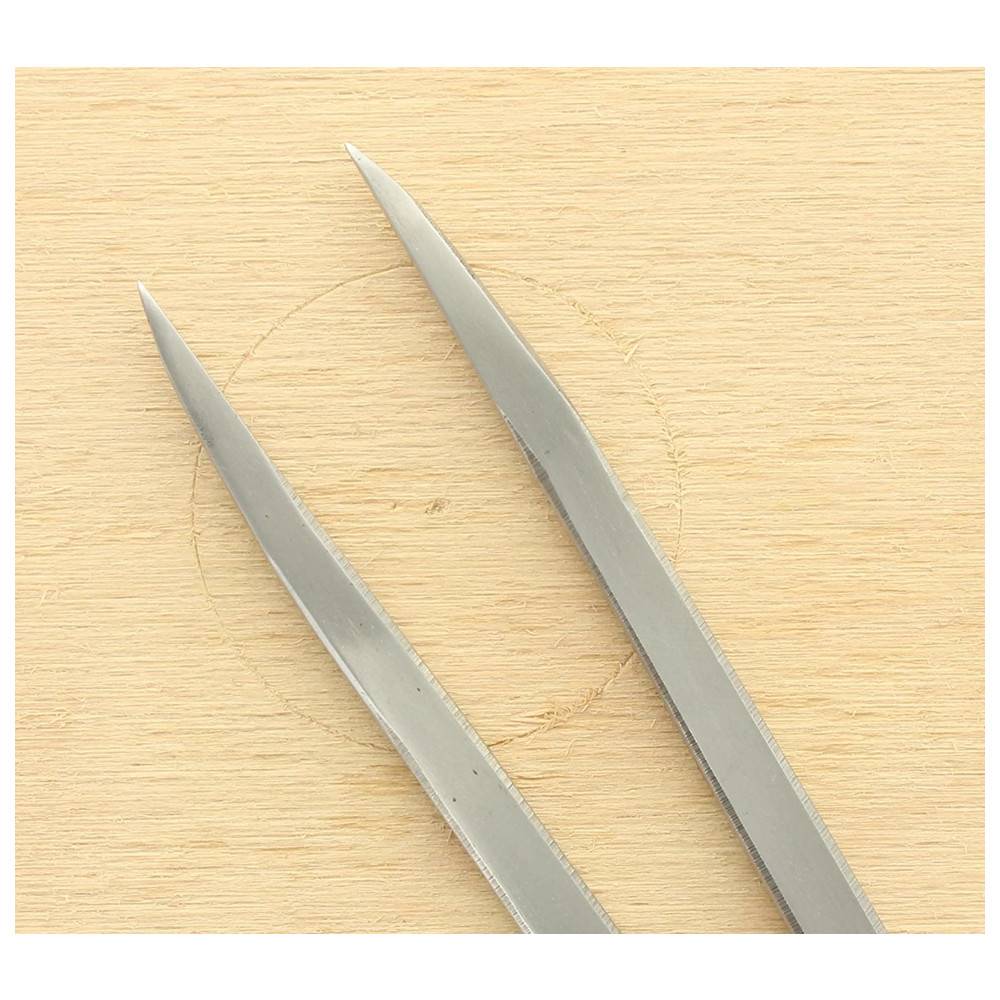 hedue® Spitzzirkel B611 - Anreißzirkel mit Stellbogen, 20 cm-2