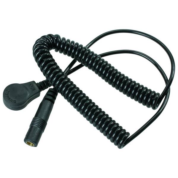 WETEC Spiralkabel mit abgewinkelter Buchse, ESD