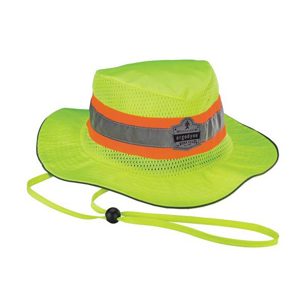 Ergodyne Kühlender Ranger-Sonnenhut Chill-Its 8935MF Hi-Vis, lime, Größe L/XL