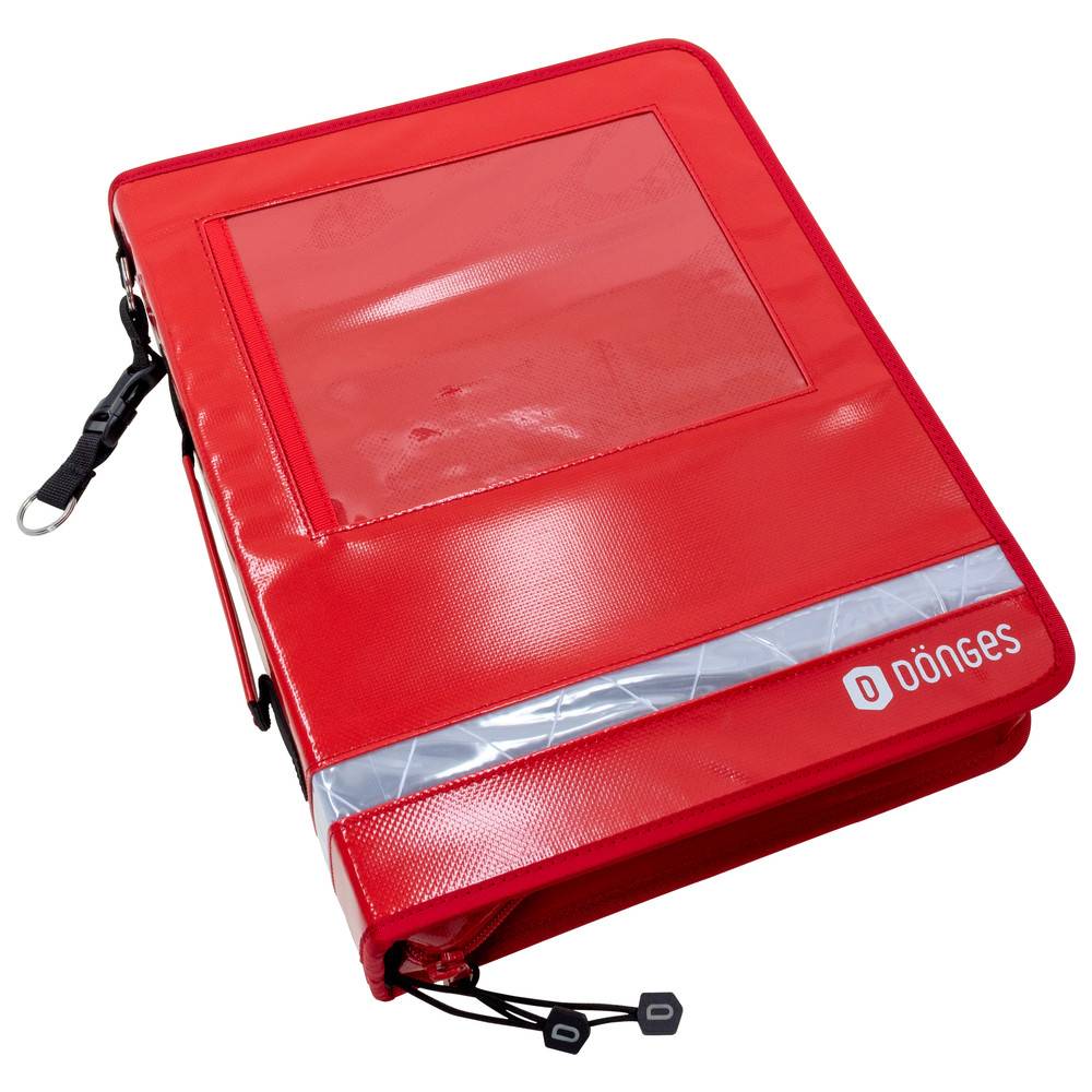 Dönges Dokumentenmappe Komfort, rot/weiss-0