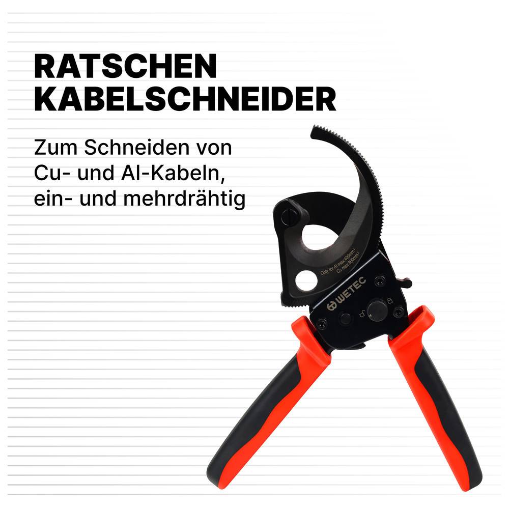WETEC Ratschen-Kabelschneider, 250 mm-1
