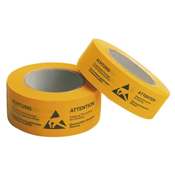 Warmbier Papier-Klebeband, ESD, Rollenbreite 50 mm