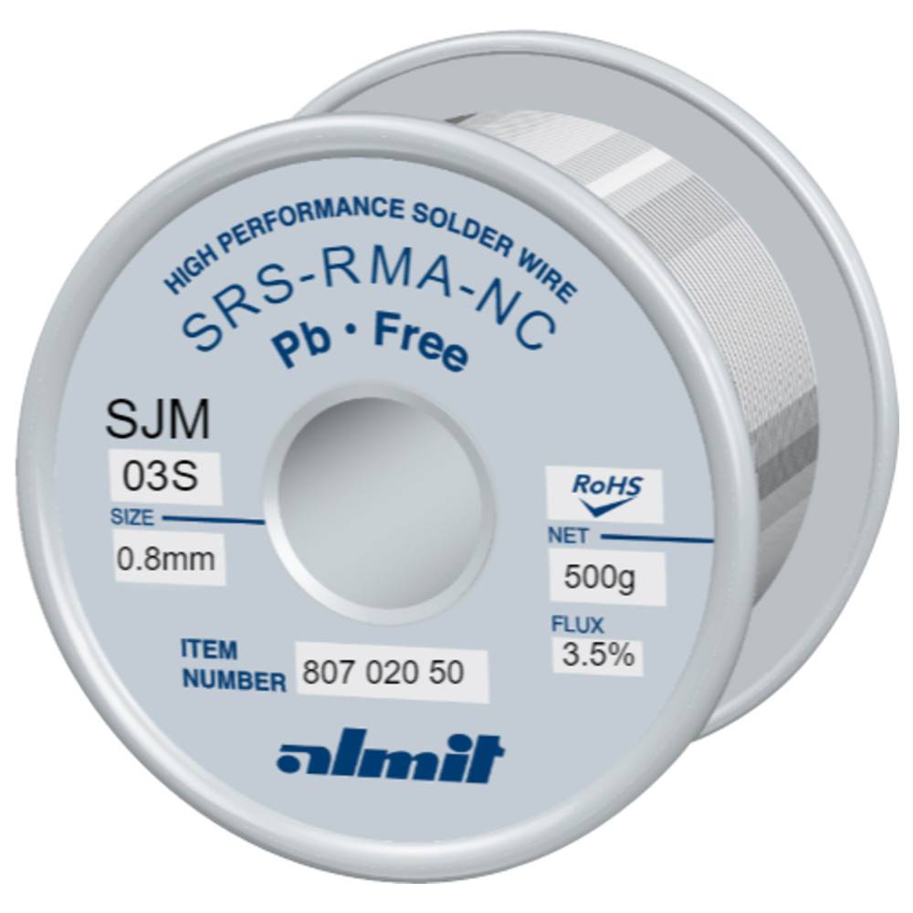 Almit Lötdraht, SRS-RMA-NC-03-S, 0,8 mm, 500 g