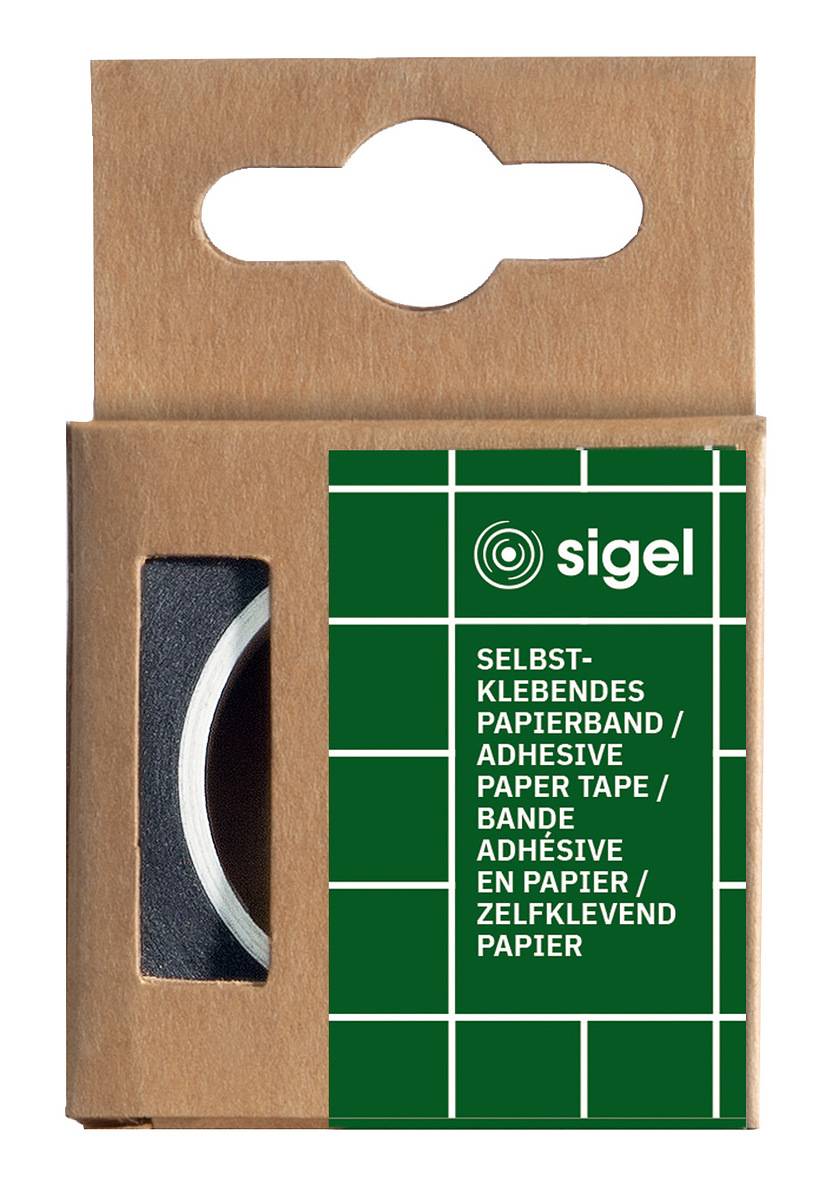 SIGEL BA220 Masking Tape - Papier - 16000 mm - schwarz - 1 St - schnelle und einfache Unterteilung von Boards-4