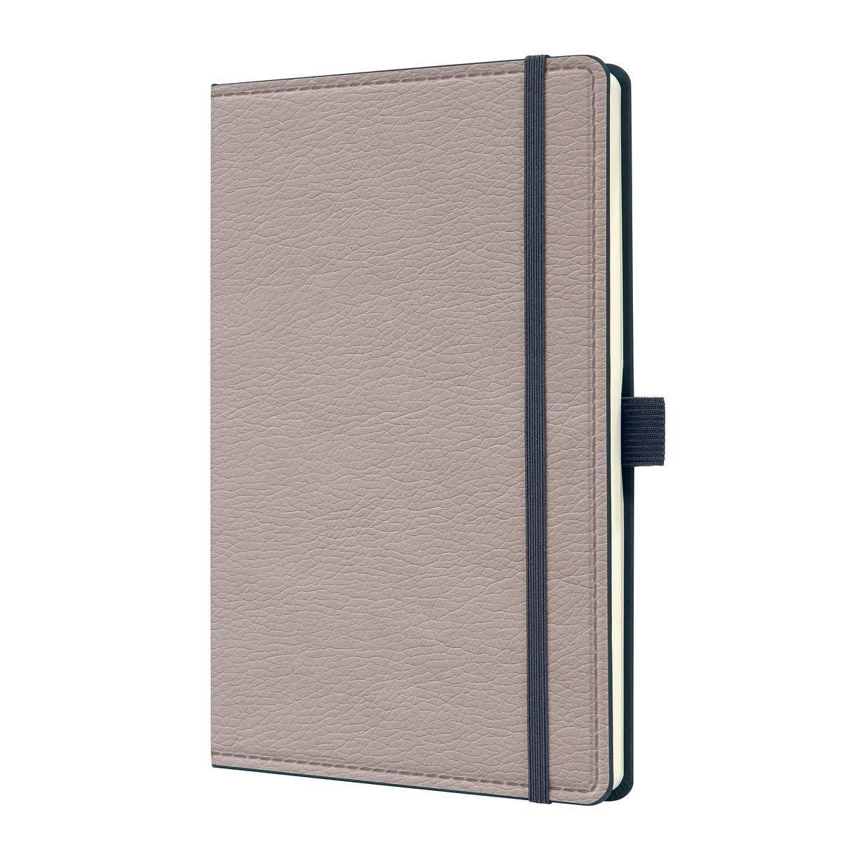 SIGEL Notizbuch Conceptum - Design Casual - punktkariert (Dot-Lineatur) - ca. A5 - beige - Hardcover - 194 S.-1