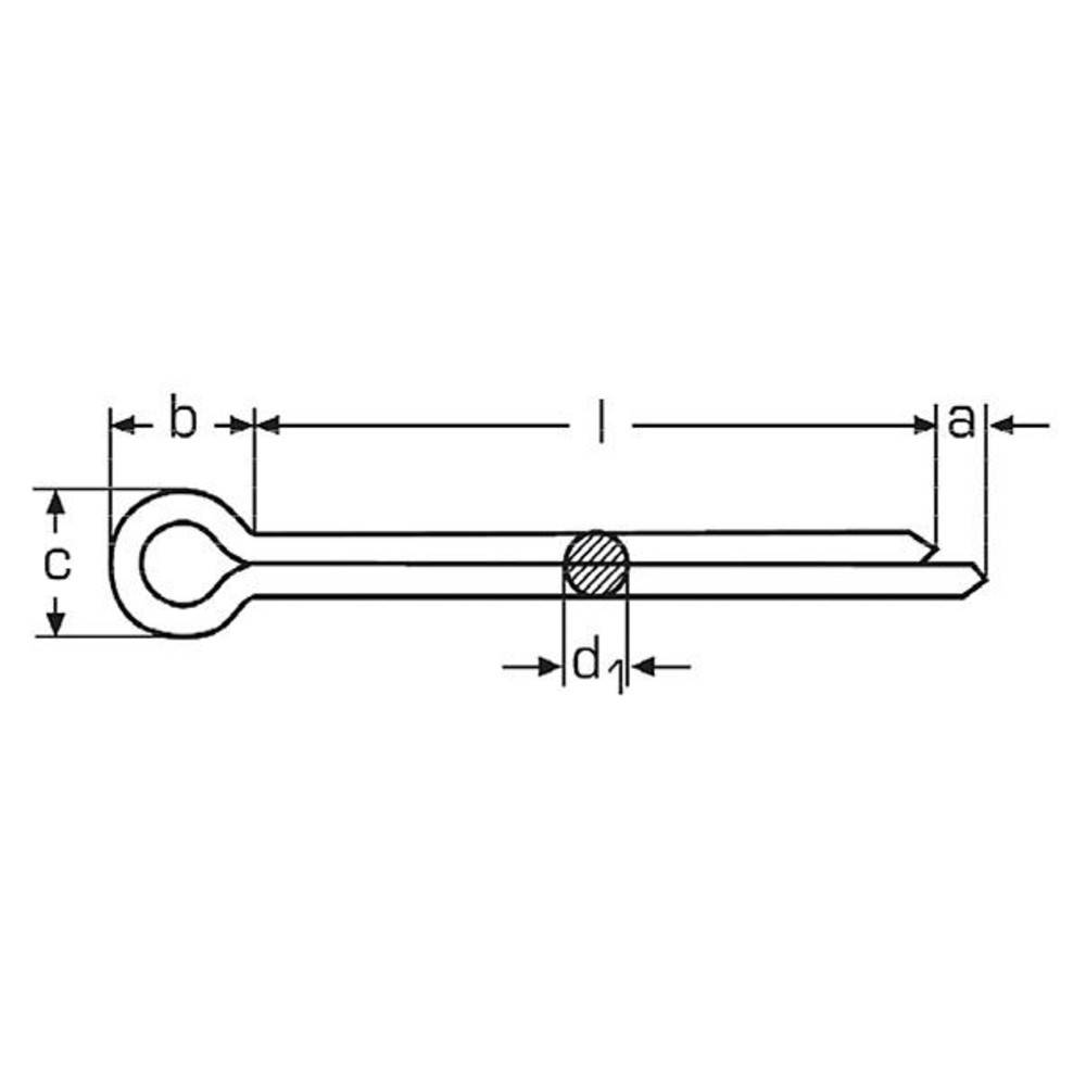 DIN 94 ST galZn 4x32 HP E-NORMpro - Artikel: 4317784152914-1