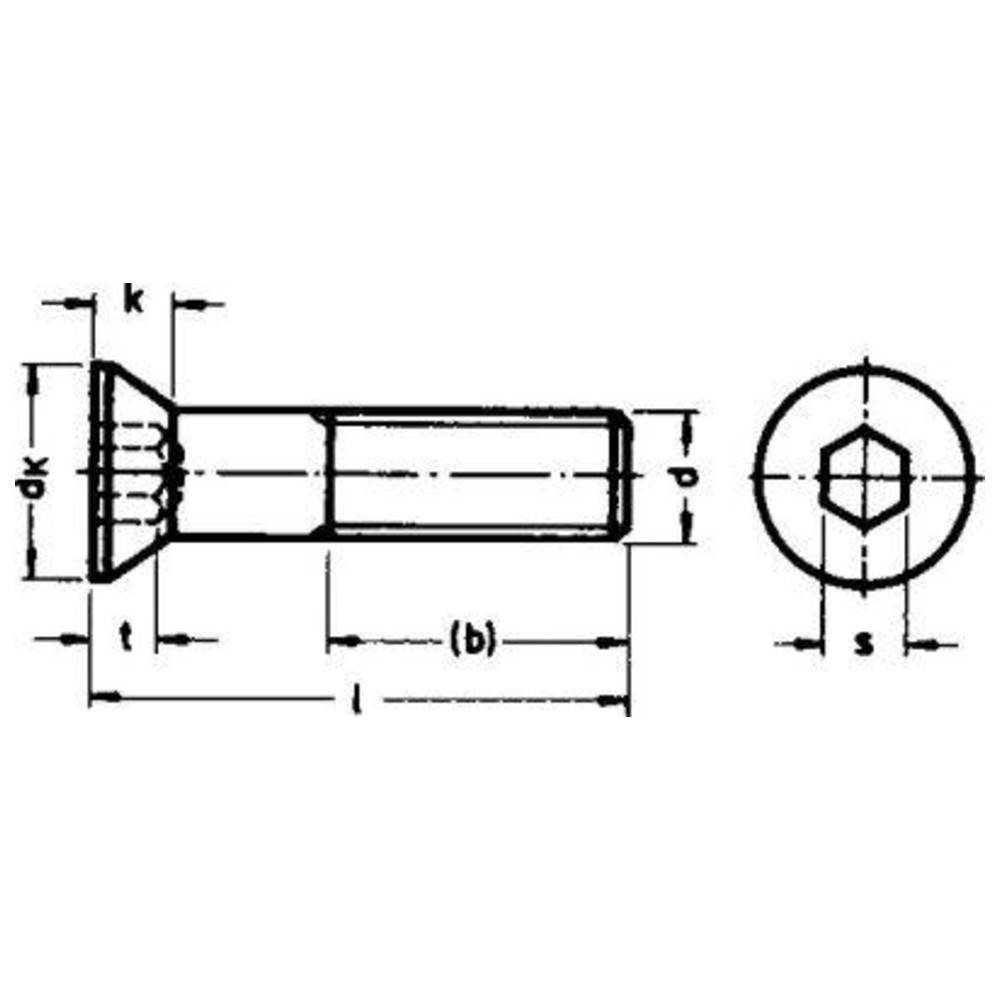 DIN 7991 8.8 galZn M4x30 HP E-NORMpro - Artikel: 4317784186858-1