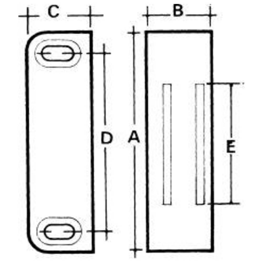 Forum Magnetschnäpper Nr. 10 81 00 weiss Raly 6 6Kg-1