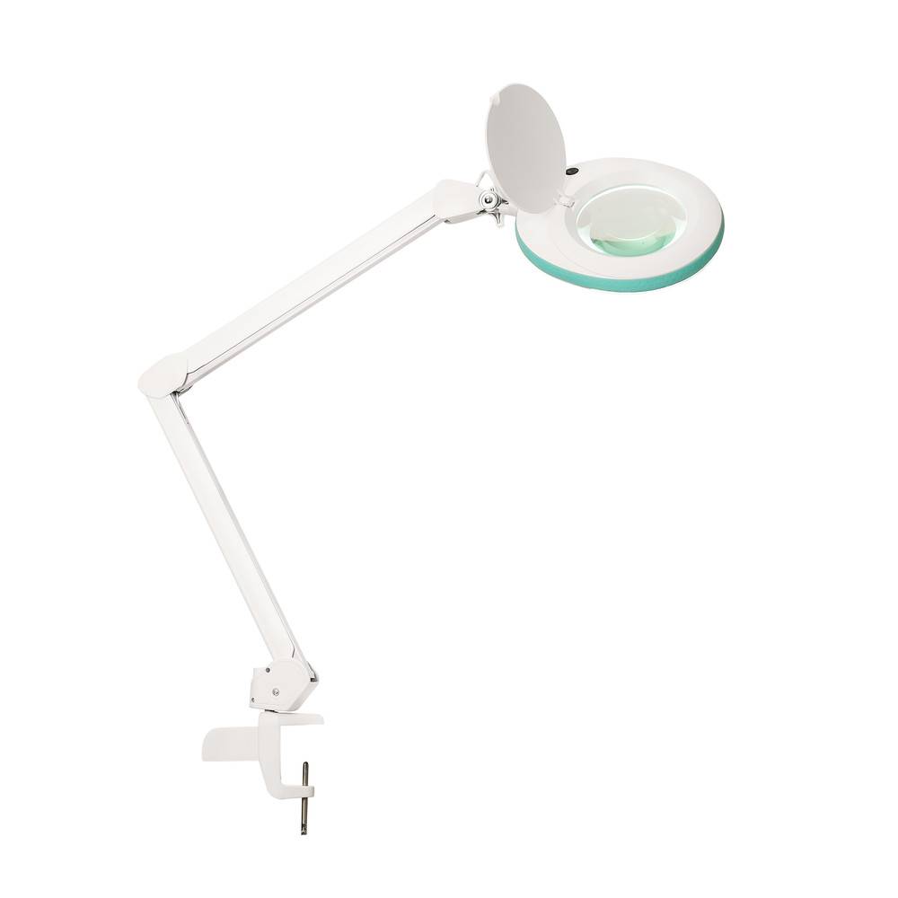 Lumeno 7218SWIII - Lupenleuchte LED O 125 mm Echtglaslinse 8 Dioptrien-0