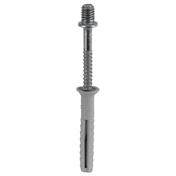 TOX Nageldübel Attack Plus Schlagdübel mit Senkbund und M6-Anschlussgewinde 6x40 mm - 50 Stück