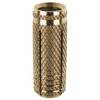 TOX Messing-Spreizdübel Metrix Innengewindedübel für Vollbaustoffe M6x22 mm Kleinpack - 25 Stück