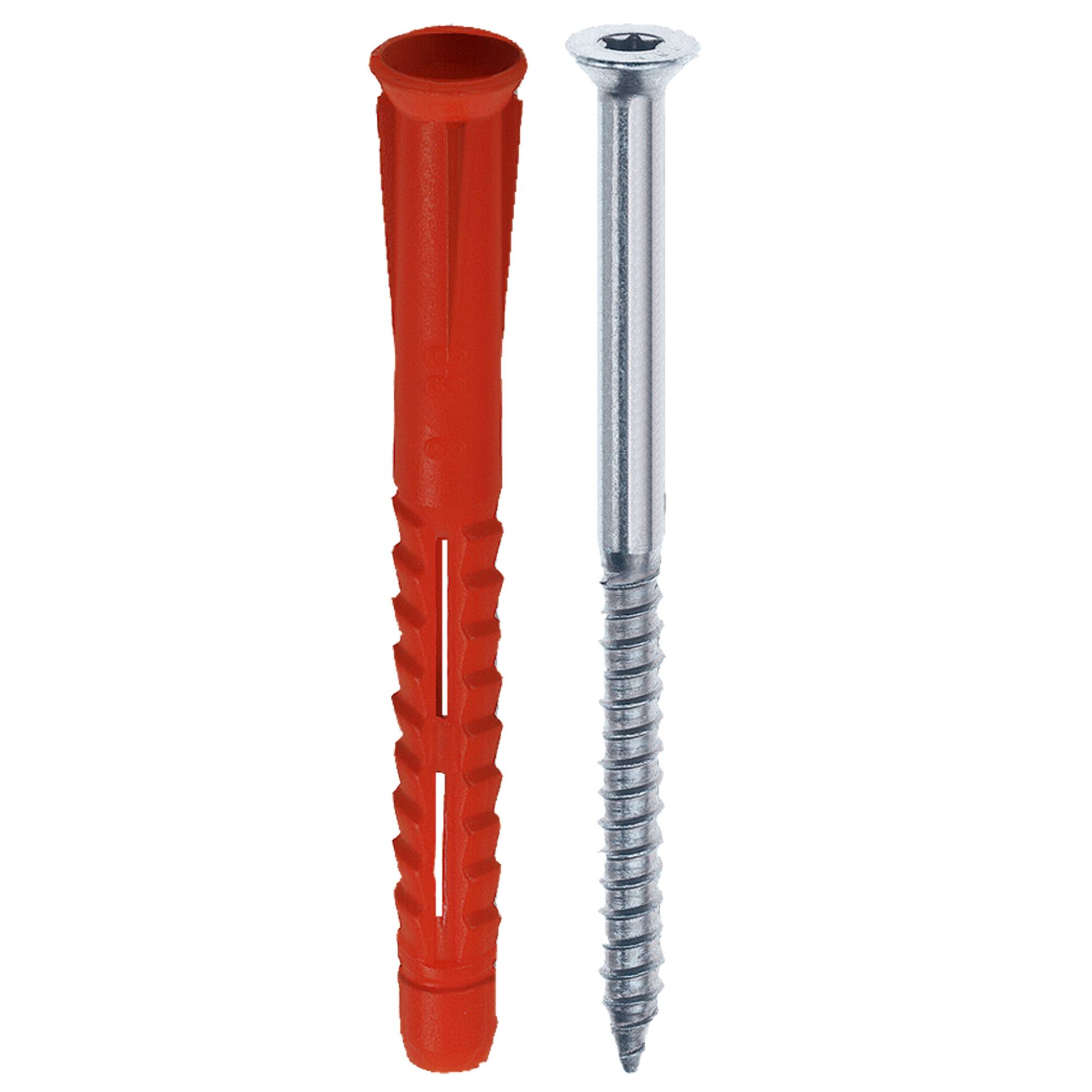 TOX Allzweck-Langdübel Constructor mit Schraube für Voll- und Lochstein 10x115 mm - 25 Stück