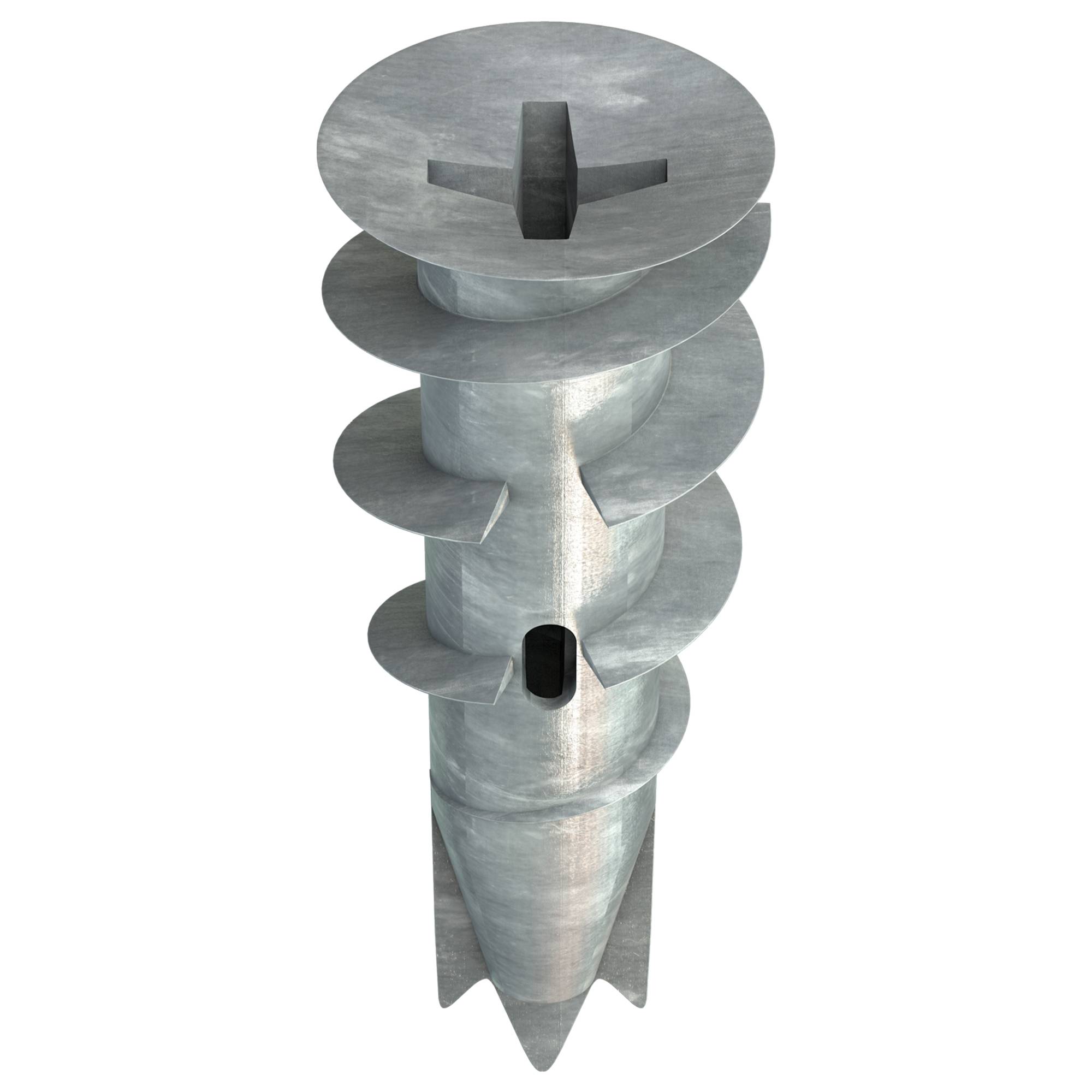 TOX Gipskartondübel Spiral Plus 37 aus Zinkdruckguss ohne Schraube - 50 Stück-0