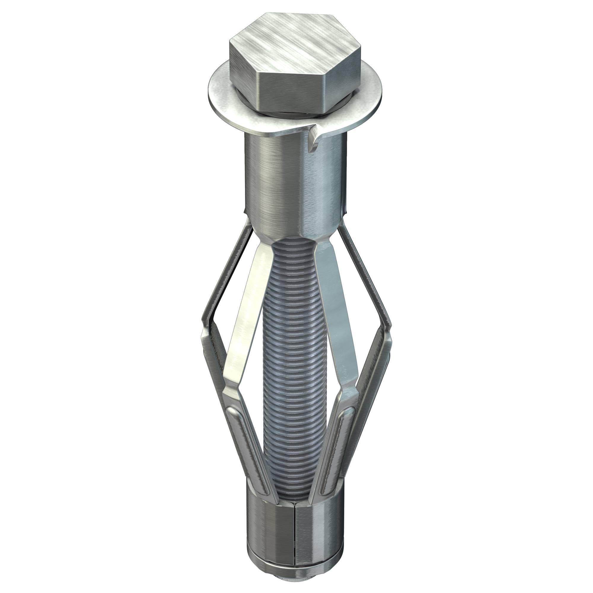 TOX Metall-Hohlraumdübel Acrobat Klappdübel mit Schraube M8x55 mm - 25 Stück-0