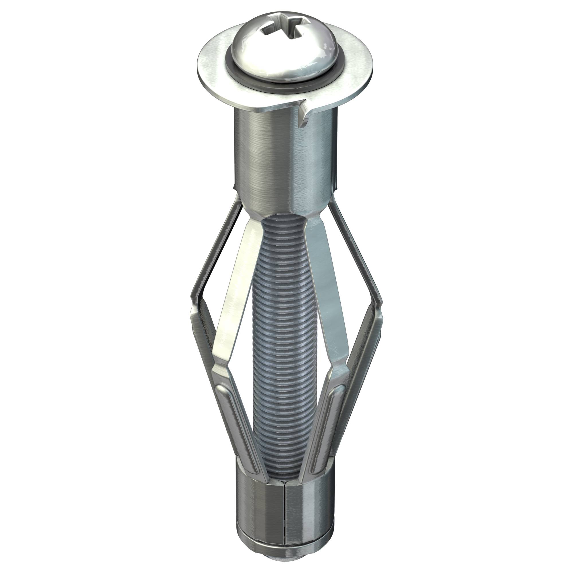 TOX Metall-Hohlraumdübel Acrobat Klappdübel mit Schraube M5x37 mm - 50 Stück-0