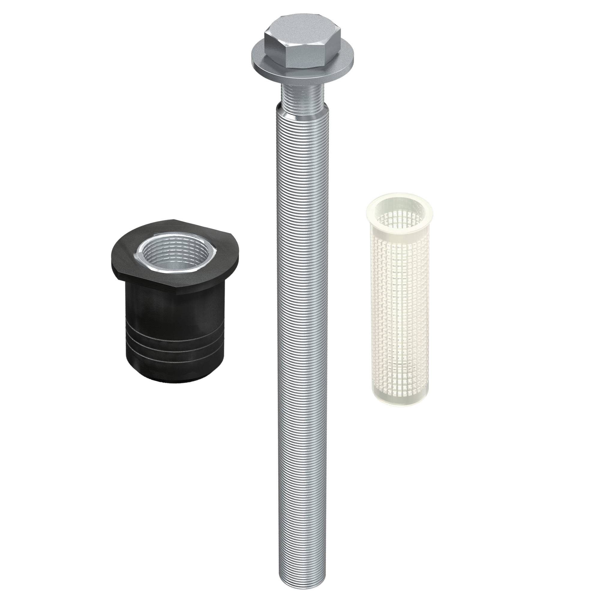 TOX Abstandsmontagesystem Thermo Proof Plus M16x300 mit Sechskantschrauben - 2er Pack-0