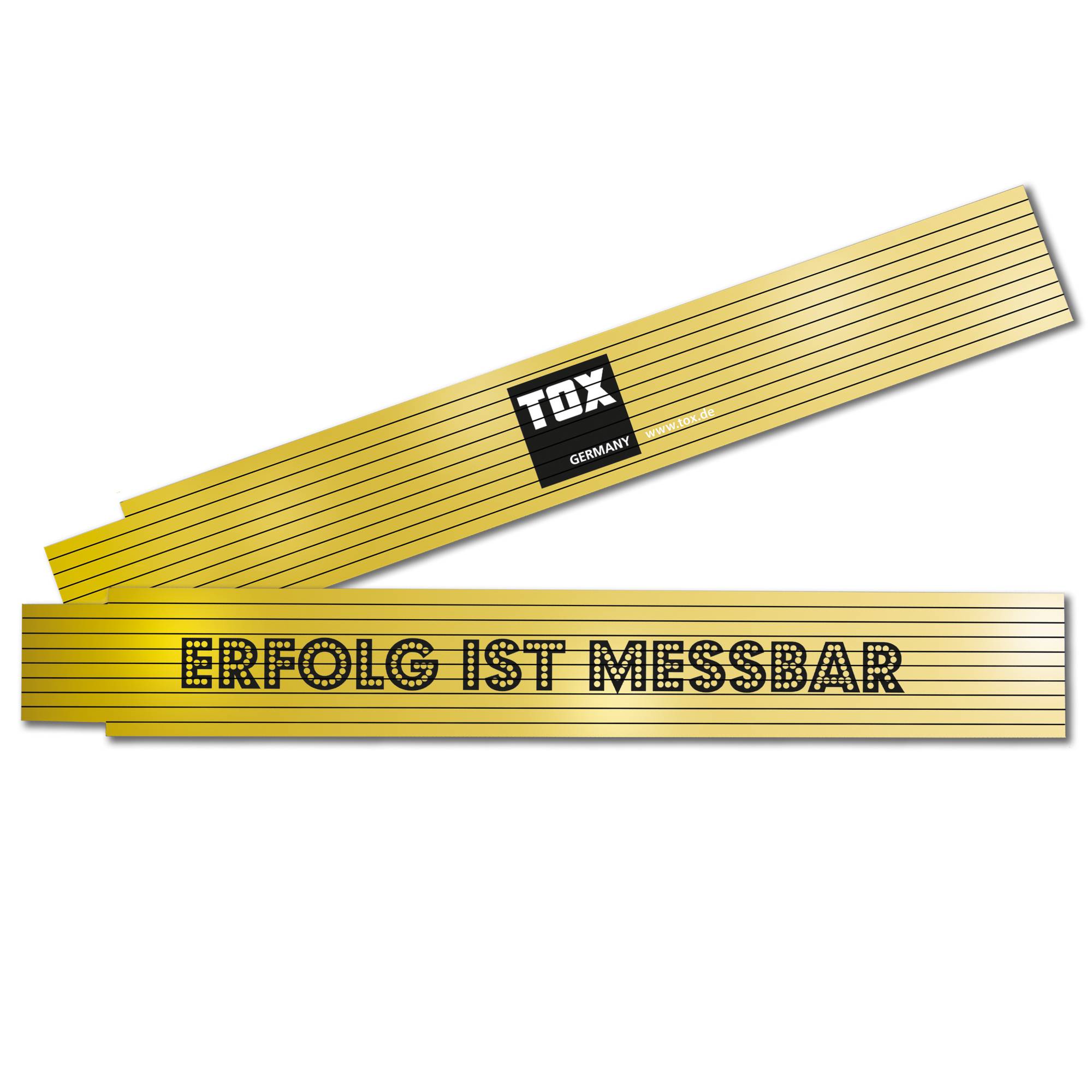TOX Meterstab Zollstock Gliedermaßstab mit Aufdruck "Zauberstab mit Messfunktion"-3