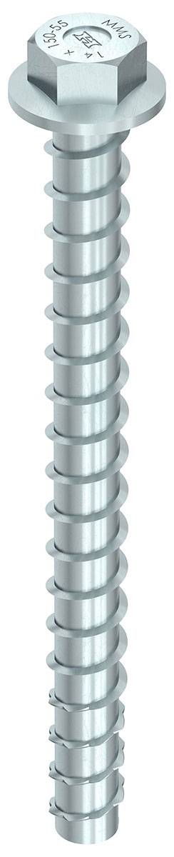 HECO MULTI-MONTI SS Betonschraube Stahl verzinkt Sechskantkopf mit Scheibe 14x110 - 25 Stück-0