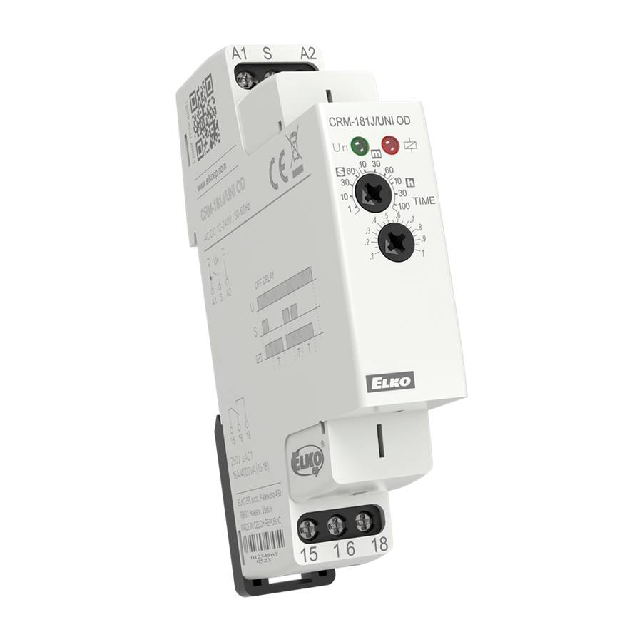 ElkoEP CRM-181J/UNI OD, Einfunktions-Zeitrelais