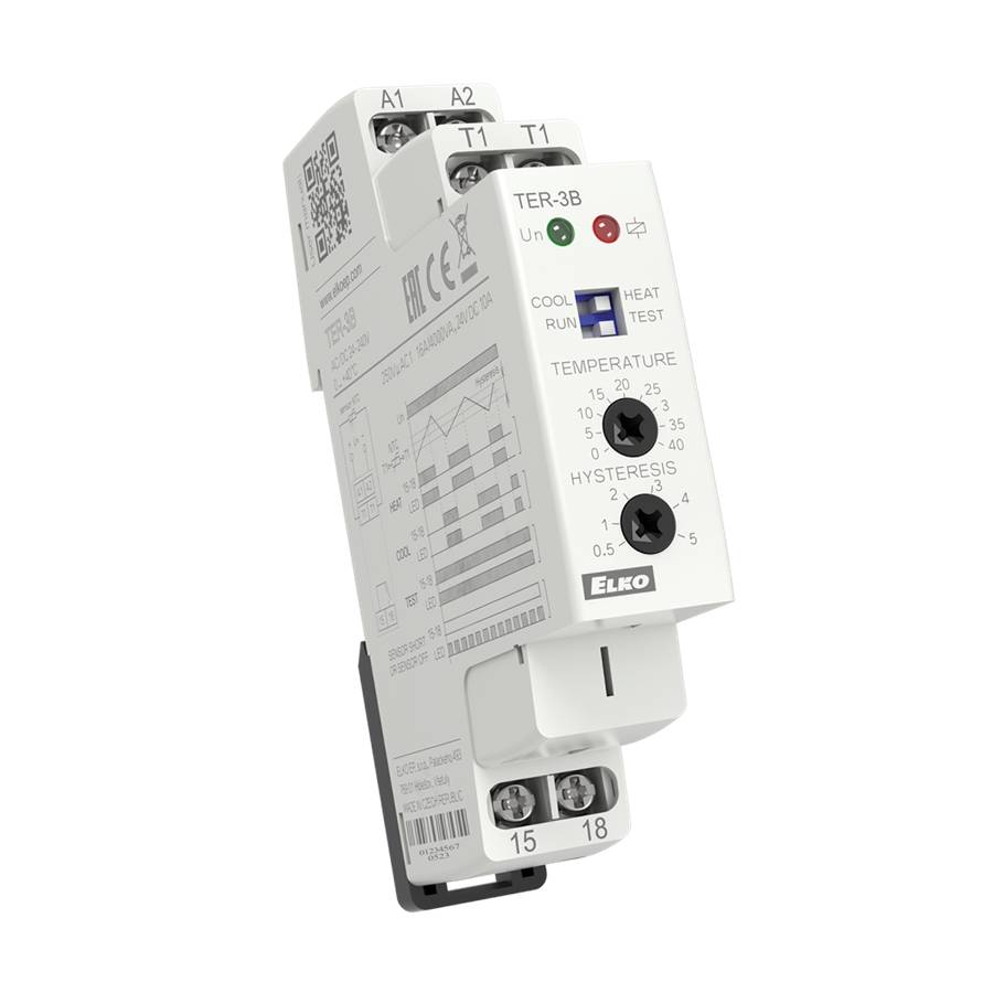 TER-3B Thermostate für Hutschienemontage 0 bis +40 °C-0